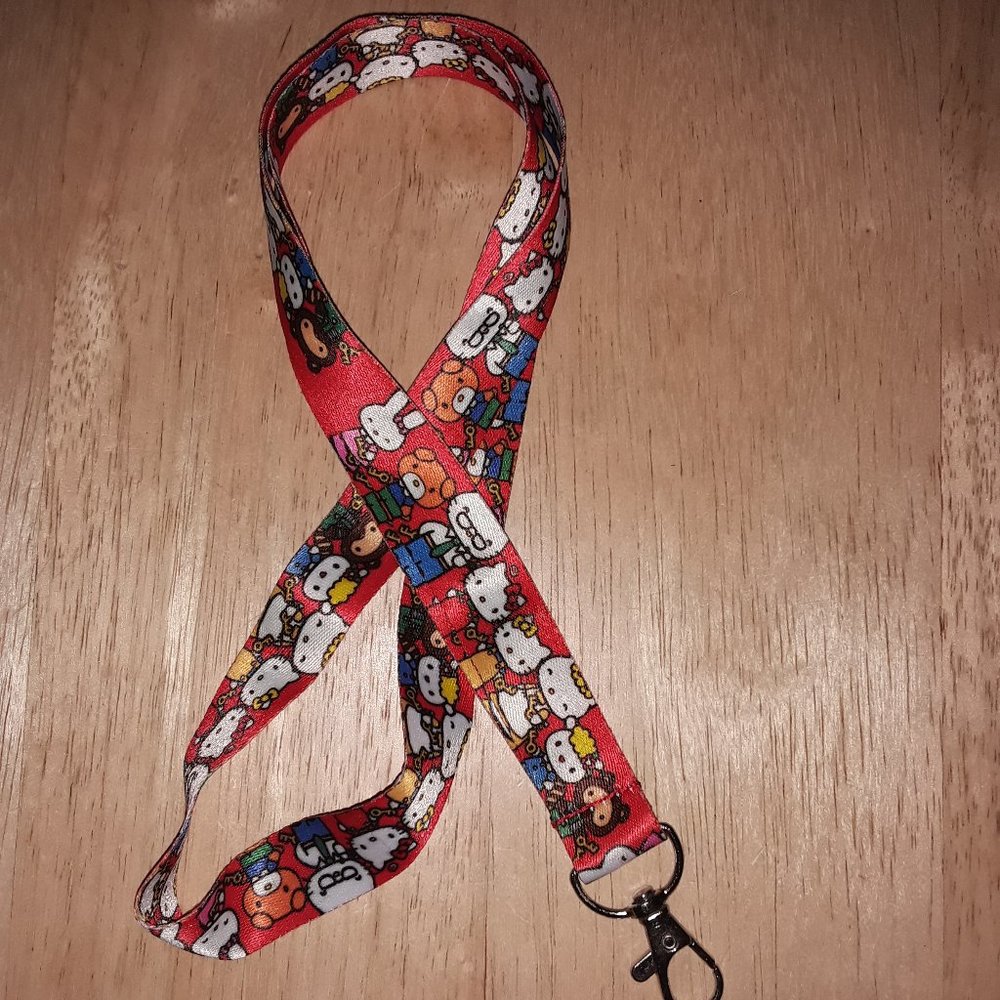 Best Japanese Anime Hello Kitty Red Lanyard - Picture 3 of 6